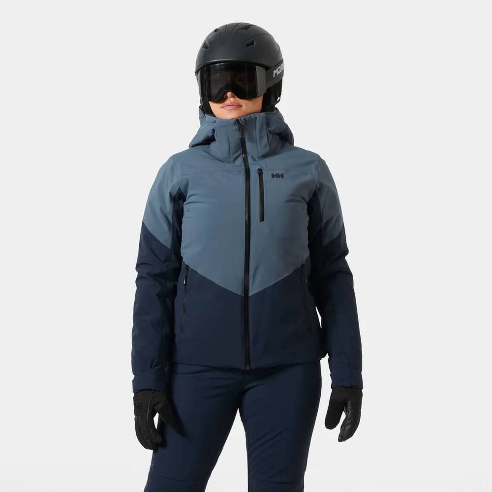 NEW HELLY HANSEN women's alphelia jacket in alpine frost